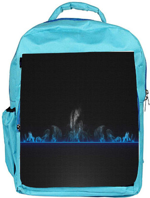 

Snoogg Eco Friendly Canvas Honeycomb Smoke Background Designer Backpack Rucksack School Travel Unisex Casual Canvas Bag Bookbag Satchel 5 L Backpack(Blue)