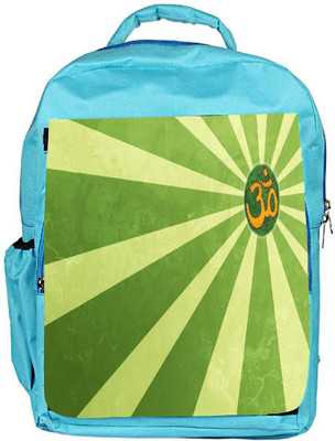 

Snoogg Eco Friendly Canvas Om Religion Designer Backpack Rucksack School Travel Unisex Casual Canvas Bag Bookbag Satchel 5 L Backpack(Blue)