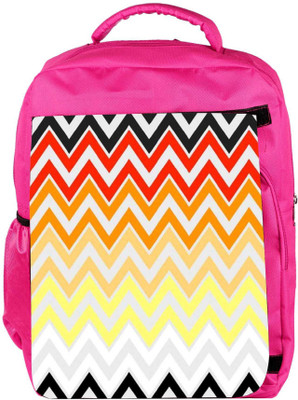 

Snoogg Eco Friendly Canvas Rainbow Shades Pattern 2575 Backpack Rucksack School Travel Unisex Casual Canvas Bag Bookbag Satchel 5 L Backpack(Pink)