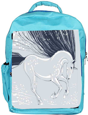 

Snoogg Eco Friendly Canvas Unicorn 2824 Backpack Rucksack School Travel Unisex Casual Canvas Bag Bookbag Satchel 5 L Backpack(Blue)