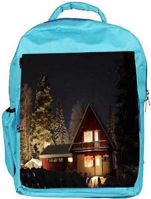 

Snoogg Eco Friendly Canvas Road Way At Night Designer Backpack Rucksack School Travel Unisex Casual Canvas Bag Bookbag Satchel 5 L Backpack(Blue)