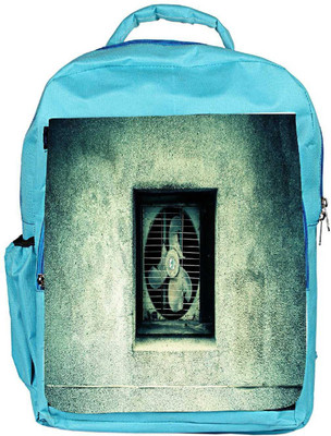 

Snoogg Eco Friendly Canvas Broken Ventilation Fan Designer Backpack Rucksack School Travel Unisex Casual Canvas Bag Bookbag Satchel 5 L Backpack(Blue)