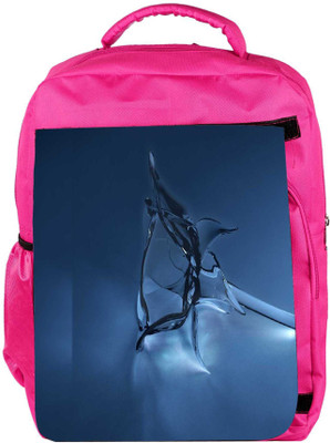 

Snoogg Eco Friendly Canvas Crystal Rose Designer Backpack Rucksack School Travel Unisex Casual Canvas Bag Bookbag Satchel 5 L Backpack(Pink)