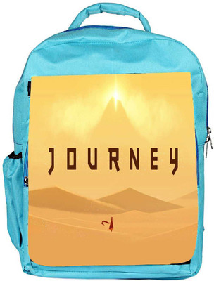 

Snoogg Eco Friendly Canvas Journey Designer Backpack Rucksack School Travel Unisex Casual Canvas Bag Bookbag Satchel 5 L Backpack(Blue)