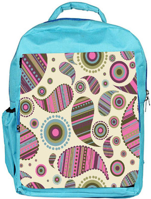 

Snoogg Eco Friendly Canvas Multicolor Pattern Designer Backpack Rucksack School Travel Unisex Casual Canvas Bag Bookbag Satchel 5 L Backpack(Blue)