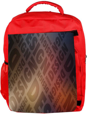 

Snoogg Eco Friendly Canvas Design Designer Backpack Rucksack School Travel Unisex Casual Canvas Bag Bookbag Satchel 5 L Backpack(Red)
