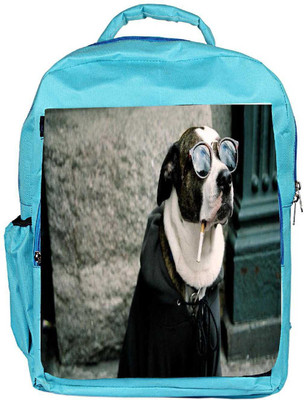 

Snoogg Eco Friendly Canvas Dog Funny Animal Designer Backpack Rucksack School Travel Unisex Casual Canvas Bag Bookbag Satchel 5 L Backpack(Blue)