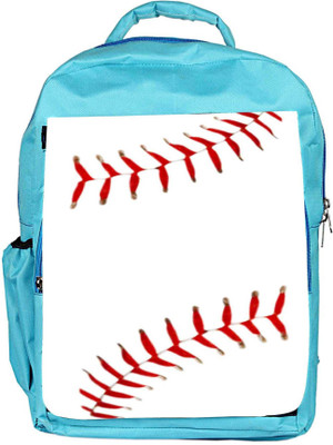 

Snoogg Eco Friendly Canvas Baseball Backpack Rucksack School Travel Unisex Casual Canvas Bag Bookbag Satchel 5 L Backpack(Blue)