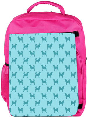 

Snoogg Eco Friendly Canvas Dogs Green Pattern Designer Backpack Rucksack School Travel Unisex Casual Canvas Bag Bookbag Satchel 5 L Backpack(Pink)