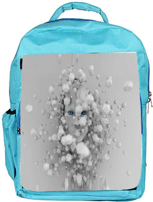 

Snoogg Eco Friendly Canvas Cyborg Surrounded By Hexahedron 2616 Backpack Rucksack School Travel Unisex Casual Canvas Bag Bookbag Satchel 5 L Backpack(Blue)