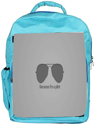 

Snoogg Eco Friendly Canvas I M A Pilot Designer Backpack Rucksack School Travel Unisex Casual Canvas Bag Bookbag Satchel 5 L Backpack(Blue)