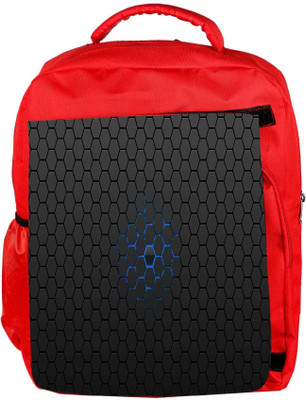 

Snoogg Eco Friendly Canvas Minimalistic Pattern Designer Backpack Rucksack School Travel Unisex Casual Canvas Bag Bookbag Satchel 5 L Backpack(Red)