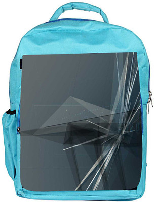 

Snoogg Eco Friendly Canvas Abstract Clock Designer Backpack Rucksack School Travel Unisex Casual Canvas Bag Bookbag Satchel 5 L Backpack(Blue)