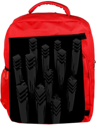 

Snoogg Eco Friendly Canvas Cool Design Designer Backpack Rucksack School Travel Unisex Casual Canvas Bag Bookbag Satchel 5 L Backpack(Red)