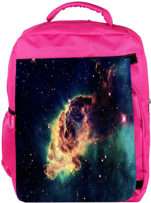 

Snoogg Eco Friendly Canvas Meteorite Space Backpack Rucksack School Travel Unisex Casual Canvas Bag Bookbag Satchel 5 L Backpack(Pink)