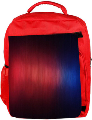 

Snoogg Eco Friendly Canvas Woollen Red Blue Design Designer Backpack Rucksack School Travel Unisex Casual Canvas Bag Bookbag Satchel 5 L Backpack(Red)