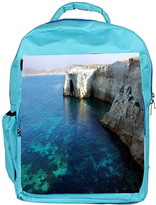 

Snoogg Eco Friendly Canvas Beautiful Nature Designer Backpack Rucksack School Travel Unisex Casual Canvas Bag Bookbag Satchel 5 L Backpack(Blue)
