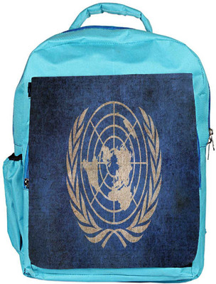 

Snoogg Eco Friendly Canvas Las Naciones Designer Backpack Rucksack School Travel Unisex Casual Canvas Bag Bookbag Satchel 5 L Backpack(Blue)