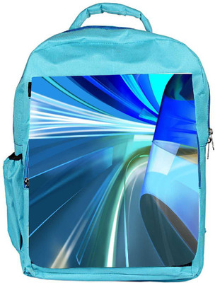 

Snoogg Eco Friendly Canvas Blue Ways Trips Designer Backpack Rucksack School Travel Unisex Casual Canvas Bag Bookbag Satchel 5 L Backpack(Blue)