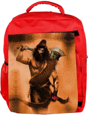 

Snoogg Eco Friendly Canvas Mahadev'S Trip Backpack Rucksack School Travel Unisex Casual Canvas Bag Bookbag Satchel 5 L Backpack(Red)