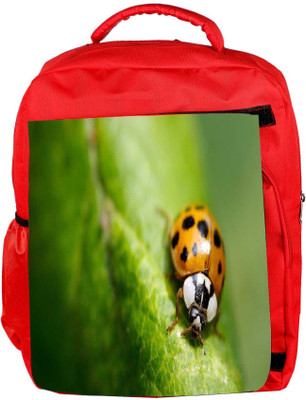 

Snoogg Eco Friendly Canvas Rain And Beatel Designer Backpack Rucksack School Travel Unisex Casual Canvas Bag Bookbag Satchel 5 L Backpack(Red)