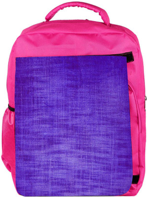 

Snoogg Eco Friendly Canvas Abstract Colorful Texturesre Designer Backpack Rucksack School Travel Unisex Casual Canvas Bag Bookbag Satchel 5 L Backpack(Pink)