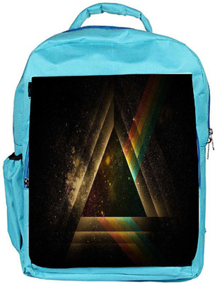 

Snoogg Eco Friendly Canvas Abstract Triangle Designer Backpack Rucksack School Travel Unisex Casual Canvas Bag Bookbag Satchel 5 L Backpack(Blue)