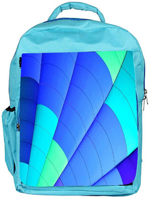 

Snoogg Eco Friendly Canvas Blue Parachute Designer Backpack Rucksack School Travel Unisex Casual Canvas Bag Bookbag Satchel 5 L Backpack(Blue)