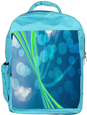

Snoogg Eco Friendly Canvas Blue Nature Abstract Bokeh Background Backpack Rucksack School Travel Unisex Casual Canvas Bag Bookbag Satchel 5 L Backpack(Blue)