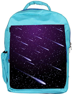 

Snoogg Eco Friendly Canvas Background With Meteor Shower Backpack Rucksack School Travel Unisex Casual Canvas Bag Bookbag Satchel 5 L Backpack(Blue)