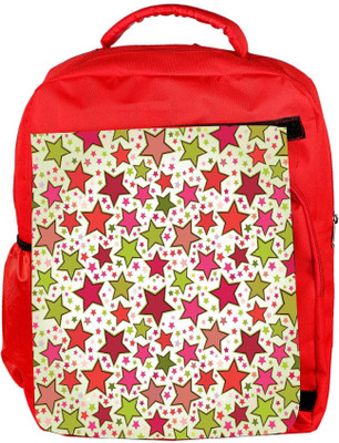 

Snoogg Eco Friendly Canvas Abstract Dark Stars Designer Backpack Rucksack School Travel Unisex Casual Canvas Bag Bookbag Satchel 5 L Backpack(Red)