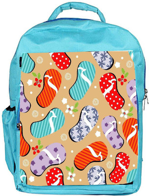 

Snoogg Eco Friendly Canvas Abstract Summer Background Backpack Rucksack School Travel Unisex Casual Canvas Bag Bookbag Satchel 5 L Backpack(Blue)