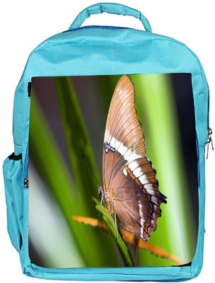 

Snoogg Eco Friendly Canvas Light Brown Butterfly Designer Backpack Rucksack School Travel Unisex Casual Canvas Bag Bookbag Satchel 5 L Backpack(Blue)