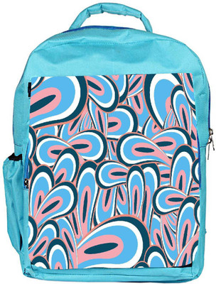 

Snoogg Eco Friendly Canvas Abstract Multicolor Pattern Design Designer Backpack Rucksack School Travel Unisex Casual Canvas Bag Bookbag Satchel 5 L Backpack(Blue)