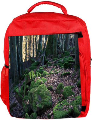 

Snoogg Eco Friendly Canvas Dried Leaves In Forest Designer Backpack Rucksack School Travel Unisex Casual Canvas Bag Bookbag Satchel 5 L Backpack(Red)