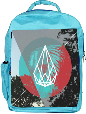 

Snoogg Eco Friendly Canvas Red Indian Spaz Backpack Rucksack School Travel Unisex Casual Canvas Bag Bookbag Satchel 5 L Backpack(Blue)
