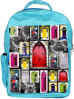 

Snoogg Eco Friendly Canvas Doors Close To Open Backpack Rucksack School Travel Unisex Casual Canvas Bag Bookbag Satchel 5 L Backpack(Blue)