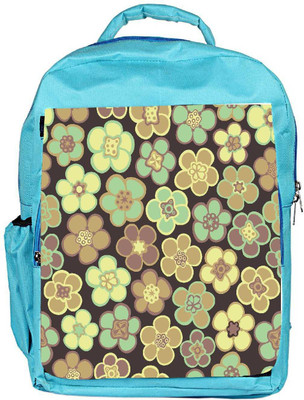 

Snoogg Eco Friendly Canvas Seamless Floral Pattern Flowers Texture Daisy Backpack Rucksack School Travel Unisex Casual Canvas Bag Bookbag Satchel 5 L Backpack(Blue)