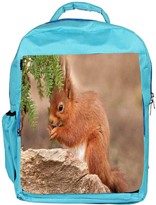 

Snoogg Eco Friendly Canvas Cute Squarril Designer Backpack Rucksack School Travel Unisex Casual Canvas Bag Bookbag Satchel 5 L Backpack(Blue)