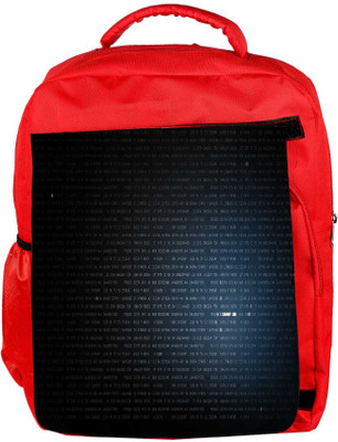 

Snoogg Eco Friendly Canvas Codes Designer Backpack Rucksack School Travel Unisex Casual Canvas Bag Bookbag Satchel 5 L Backpack(Red)