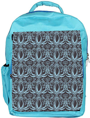 

Snoogg Eco Friendly Canvas Abstract Grey Pattern Designer Backpack Rucksack School Travel Unisex Casual Canvas Bag Bookbag Satchel 5 L Backpack(Blue)