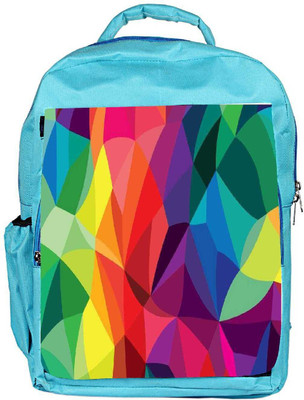

Snoogg Eco Friendly Canvas Super Colour Pattern Backpack Rucksack School Travel Unisex Casual Canvas Bag Bookbag Satchel 5 L Backpack(Blue)