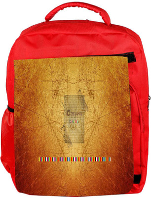 

Snoogg Eco Friendly Canvas Css CrÃ¨me Designer Backpack Rucksack School Travel Unisex Casual Canvas Bag Bookbag Satchel 5 L Backpack(Red)