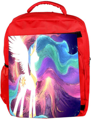 

Snoogg Eco Friendly Canvas Celestia Designer Backpack Rucksack School Travel Unisex Casual Canvas Bag Bookbag Satchel 5 L Backpack(Red)