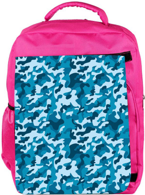 

Snoogg Eco Friendly Canvas Abstract Military Pattern Designer Backpack Rucksack School Travel Unisex Casual Canvas Bag Bookbag Satchel 5 L Backpack(Pink)