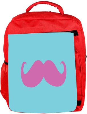 

Snoogg Eco Friendly Canvas I Mustache You Backpack Rucksack School Travel Unisex Casual Canvas Bag Bookbag Satchel 5 L Backpack(Red)