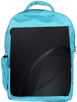 

Snoogg Eco Friendly Canvas Dark Black Color Design Designer Backpack Rucksack School Travel Unisex Casual Canvas Bag Bookbag Satchel 5 L Backpack(Blue)