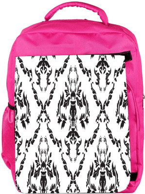 

Snoogg Eco Friendly Canvas Floral Grey Pattern Designer Backpack Rucksack School Travel Unisex Casual Canvas Bag Bookbag Satchel 5 L Backpack(Pink)