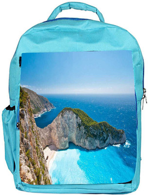 

Snoogg Eco Friendly Canvas Blue Water Near Mountain Designer Backpack Rucksack School Travel Unisex Casual Canvas Bag Bookbag Satchel 5 L Backpack(Blue)