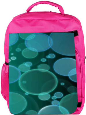 

Snoogg Eco Friendly Canvas Bubbles Design 2380 Backpack Rucksack School Travel Unisex Casual Canvas Bag Bookbag Satchel 5 L Backpack(Pink)